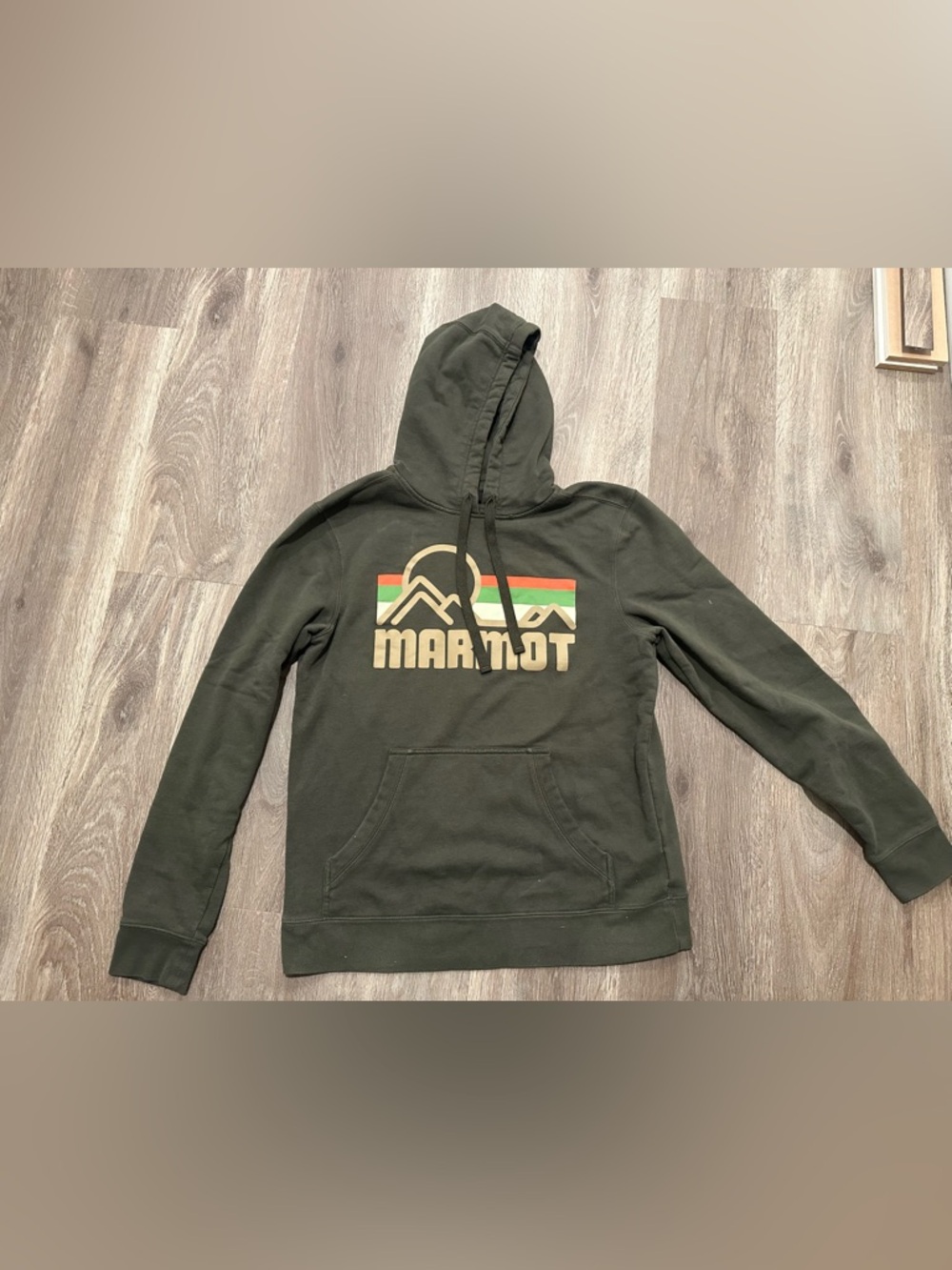 Women’s Marmot Gray Sweatshirt Hoodie Medium